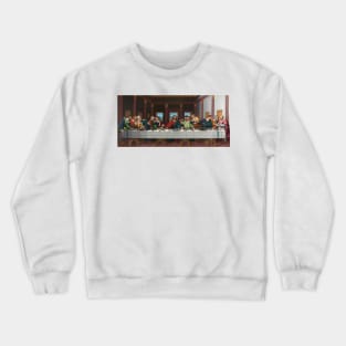 The Last Supper - Leonardo da Vinci (copy painted by Giampietrino after da Vinci) Crewneck Sweatshirt